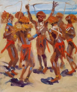 tribu de chasseurs cueilleurs illustrant l'origine du stress